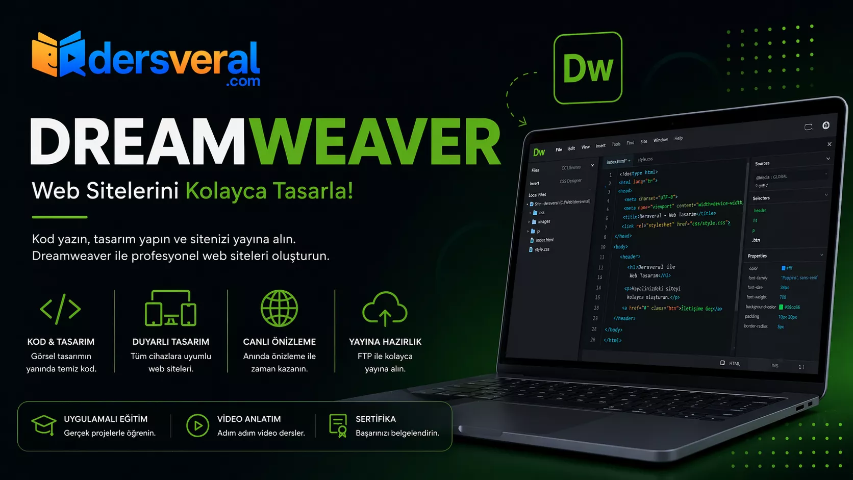 Dreamweaver resmi