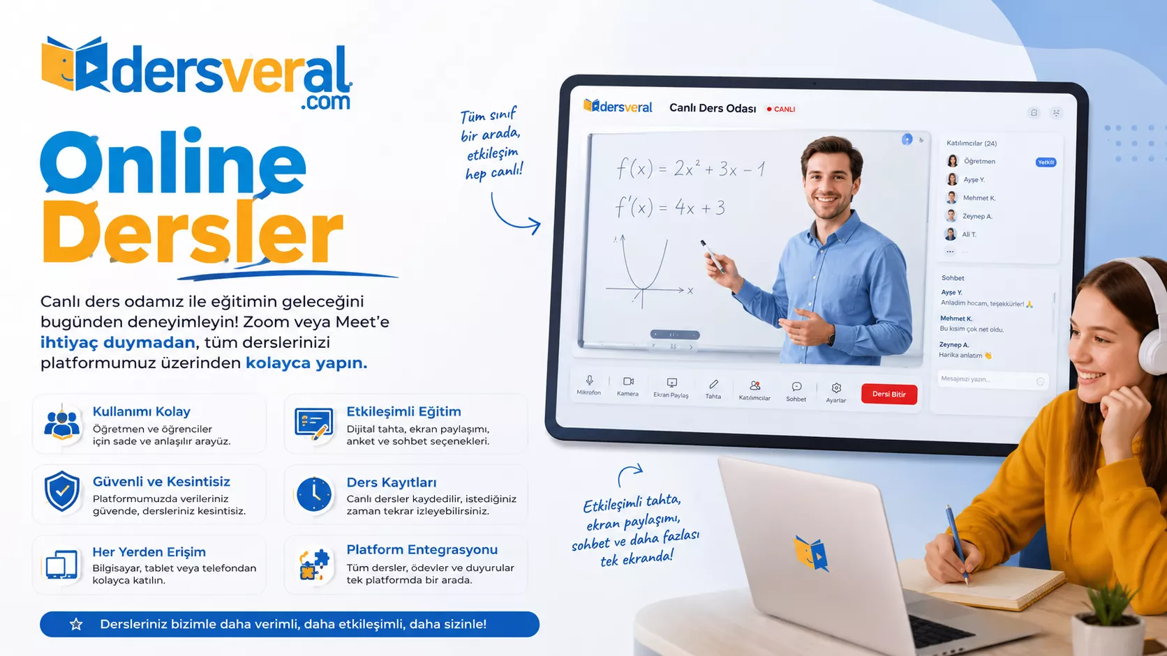 Online Dersler Görseli