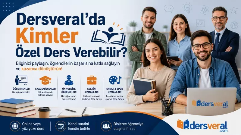 Dersveral’da Kimler Özel Ders Verebilir?