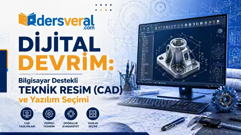 Dijital Devrim: Bilgisayar Destekli Teknik Resim (CAD) ve Yazılım Seçimi Yazı Resmi