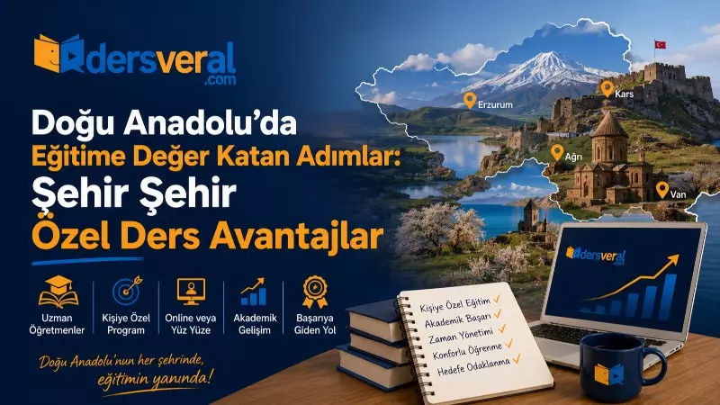 Doğu Anadolu’da Eğitime Değer Katan Adımlar: Şehir Şehir Özel Ders Avantajlar yazısı kapak resmi
