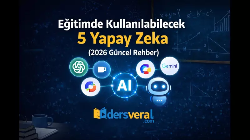 Eğitimde Kullanılabilecek 5 Yapay Zeka Video Resmi