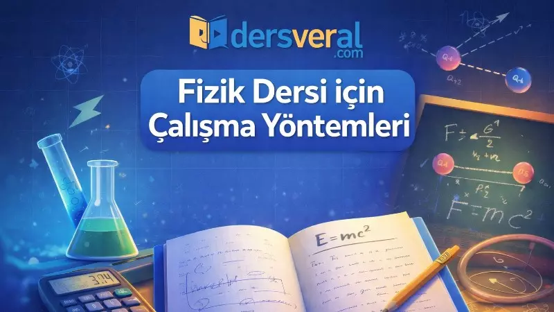 Fizik Dersi için Çalışma Yöntemleri  yazısı kapak resmi