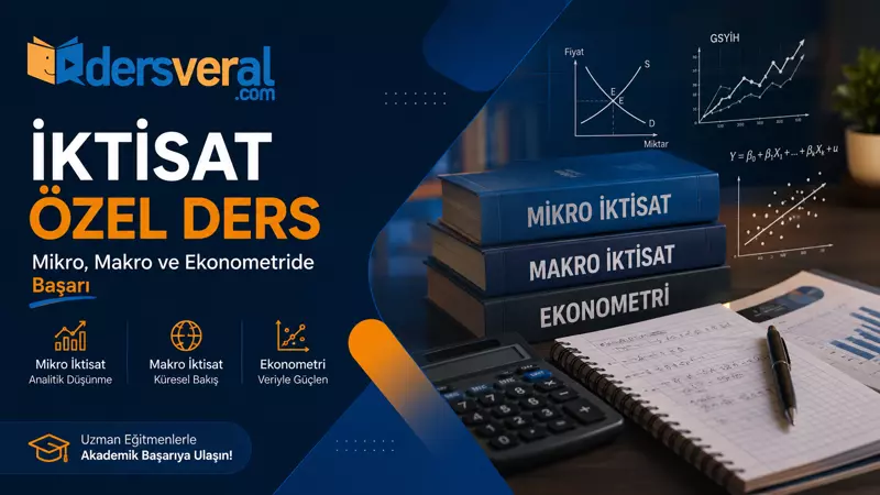 İktisat Özel Ders: Mikro, Makro ve Ekonometride Başarı Yazı Resmi