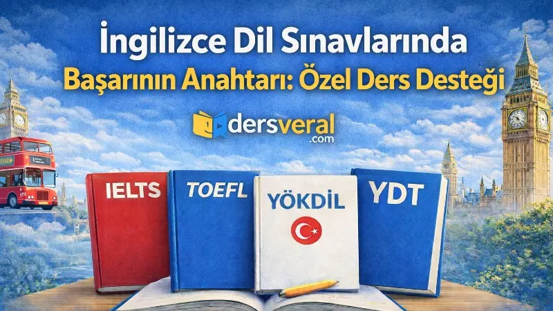 İngilizce Dil Sınavlarında Başarının Anahtarı: Özel Ders Desteği yazısı kapak resmi