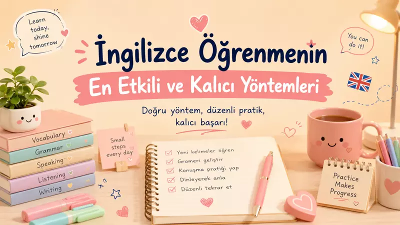İngilizce Öğrenmenin En Etkili ve Kalıcı Yöntemleri Yazı Resmi