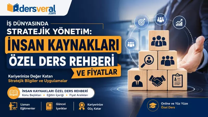 İş Dünyasında Stratejik Yönetim: İnsan Kaynakları Özel Ders Rehberi ve Fiyatlar