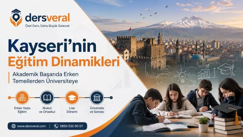 Kayseri’nin Eğitim Dinamikler : Akademik Başarıda Erken Temellerden Üniversiteye Yazı Resmi