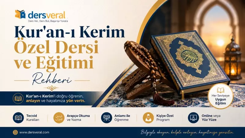 Kur'an-ı Kerim Özel Dersi ve Eğitimi Rehberi Yazı Görseli