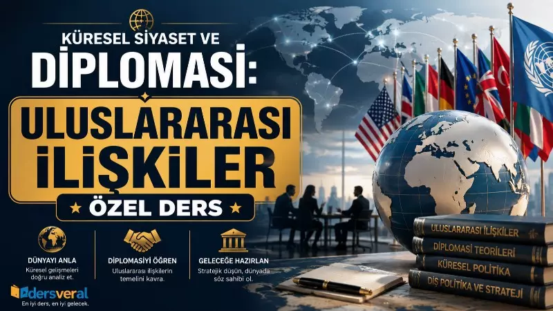 Küresel Siyaset ve Diplomasi: Uluslararası İlişkiler Özel Dersleri Yazı Görseli
