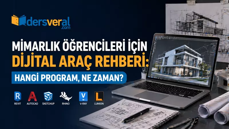 Mimarlık Öğrencileri İçin Dijital Araç Rehberi: Hangi Program, Ne Zaman? Yazı Resmi