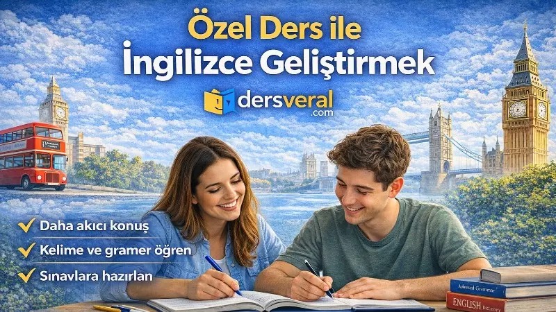 Özel ders ile İngilizce geliştirmek Yazı Resmi
