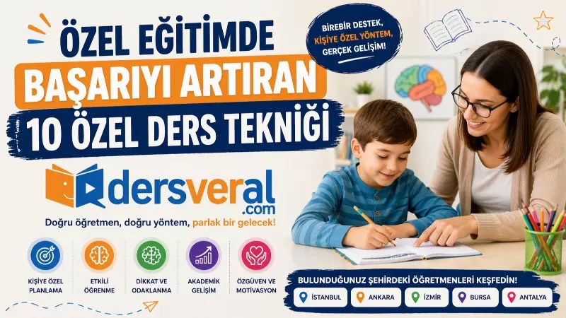 Özel Eğitimde Başarıyı Artıran 10 Özel Ders Tekniği Video Resmi