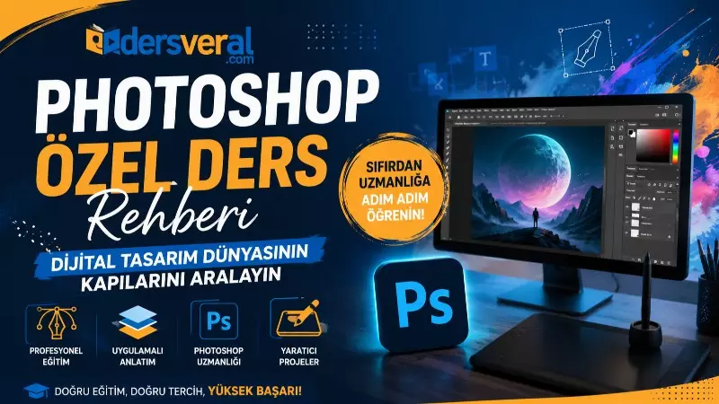 Photoshop Özel Ders Rehberi: Dijital Tasarım Dünyasının Kapılarını Aralayın Yazı Resmi