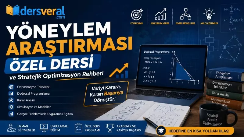 Yöneylem Araştırması Özel Dersi ve Stratejik Optimizasyon Rehberi