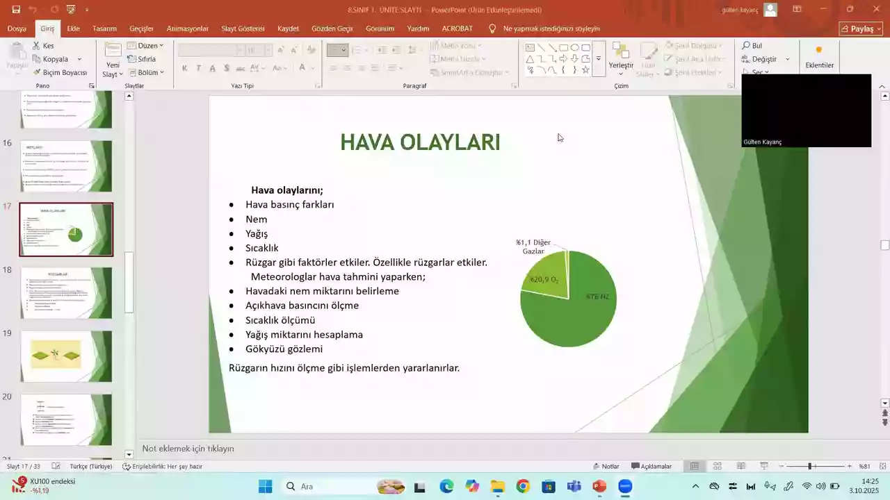 Fen Bilimleri Ders Videosu