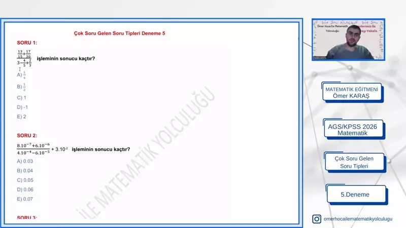 Matematik Ders Videosu Resmi