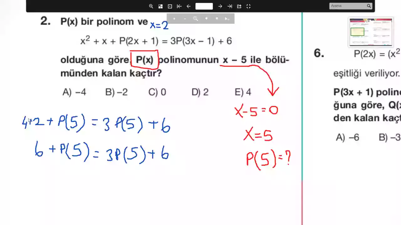 Matematik Ders Videosu