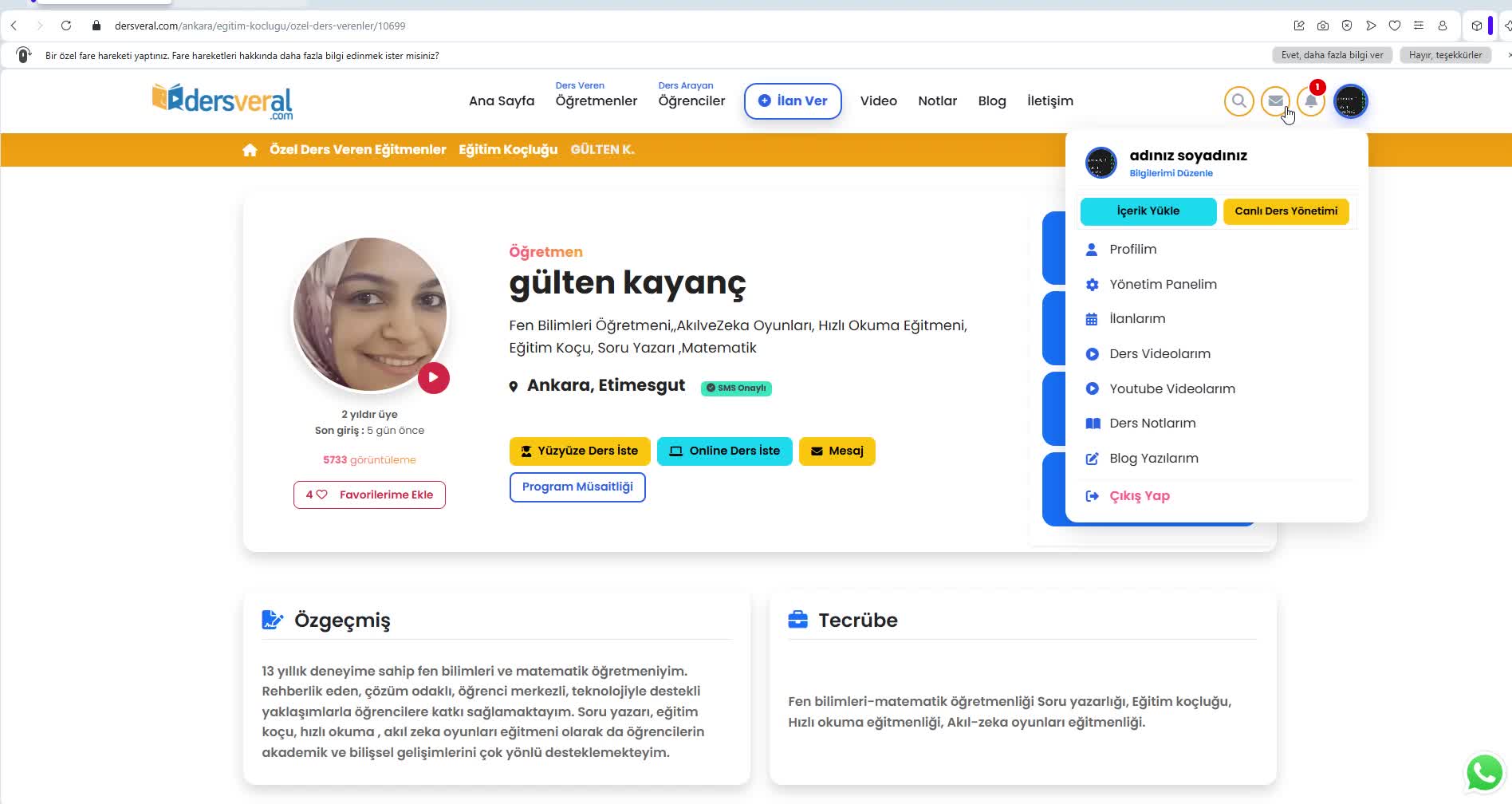 Dersveral.com | Nasıl Özel Ders Talebi Oluşturulur? video resmi